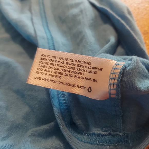 Cat and Jack 4T blue t shirt pocket basic tee - Picture 4 of 6